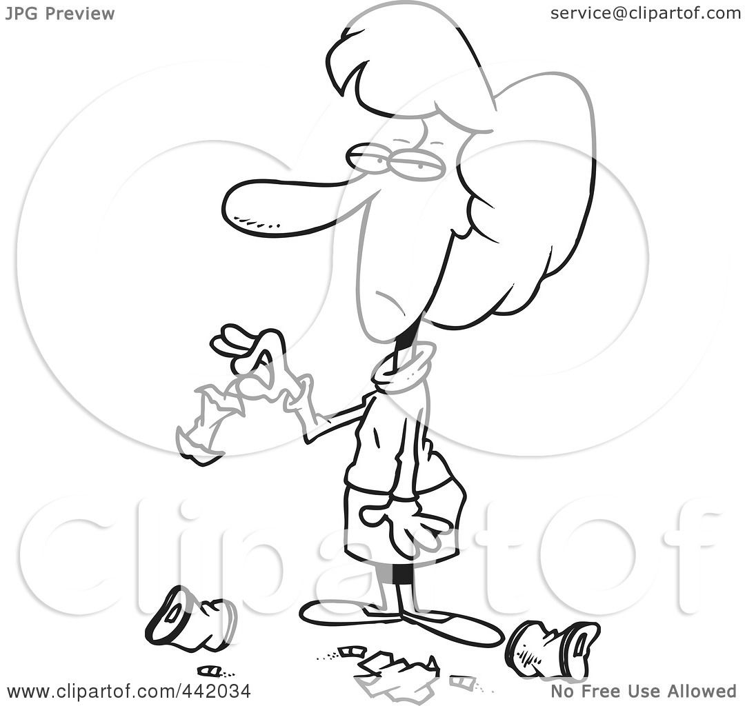 1080x1024 Royalty Free (Rf) Clip Art Illustration Of A Cartoon Black