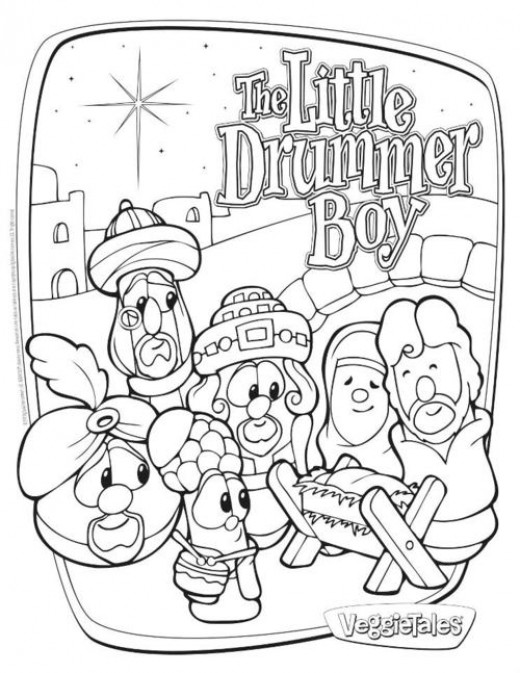 520x673 The Little Drummer Boy Printables Drummer Boy, Veggietales