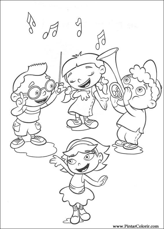 567x794 Drawings To Paint Amp Colour Little Einsteins