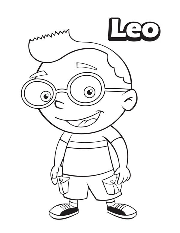 600x776 Leo From Little Einsteins Coloring Page