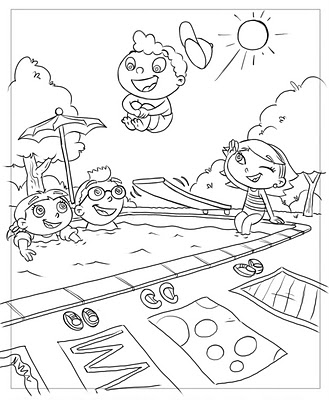 329x400 Little Einsteins Coloring Book Drawings. Frank Summers Church