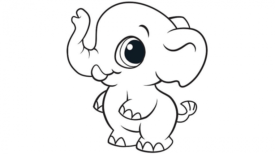 960x540 Get This Baby Elephant Coloring Pages 36903 !