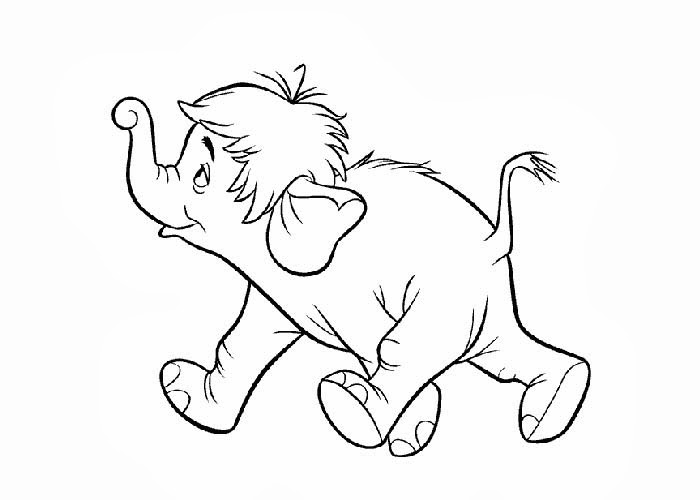 700x500 Baby Elephant Drawings