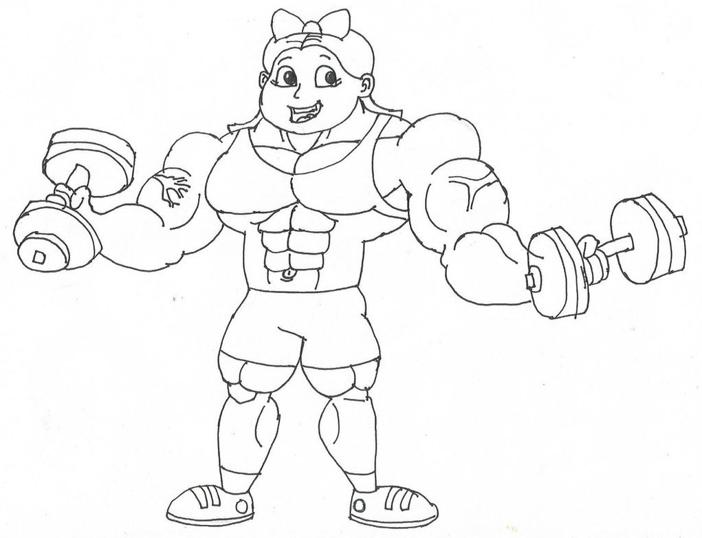 1021x782 Weightlifting Little Muscle Girl By Thefranksterchannel