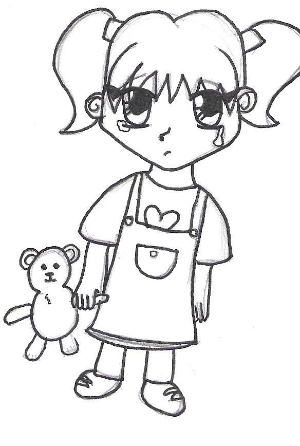 584x868 Little Girl Lost By X Kt X