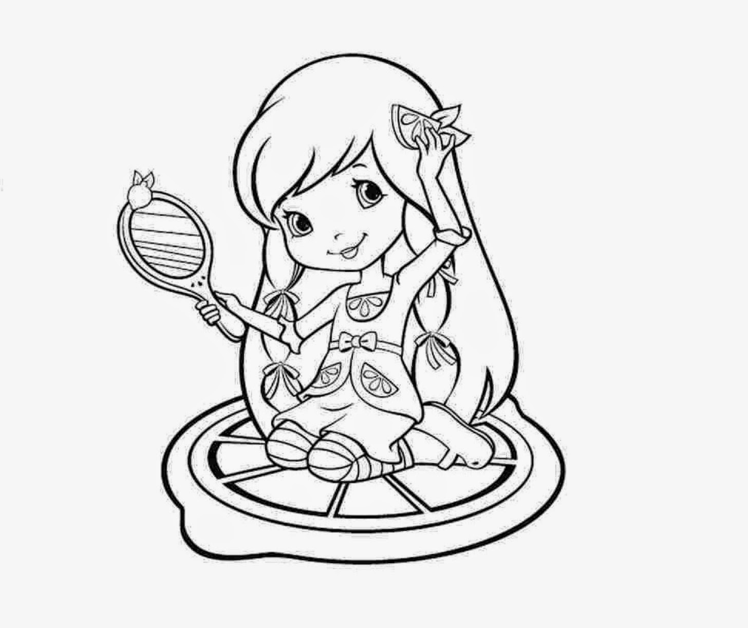 1456x1222 Colour Drawing Free Hd Wallpapers Beautiful Little Girl For Kid