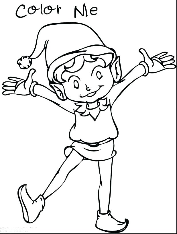 618x816 Girl Face Coloring Page Elf Little Girl Face Coloring Page