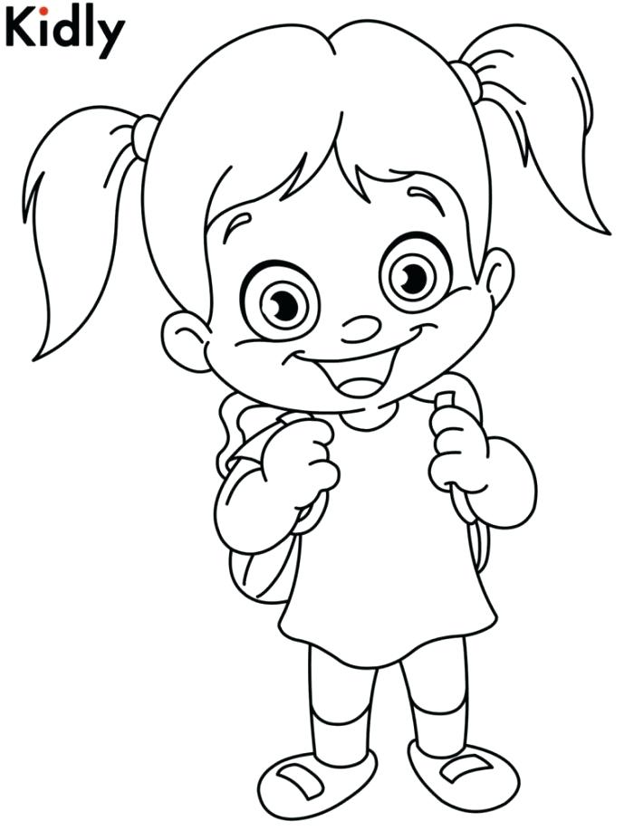 700x928 Coloring Pages Girlsgogames Little Girl Characters Printable