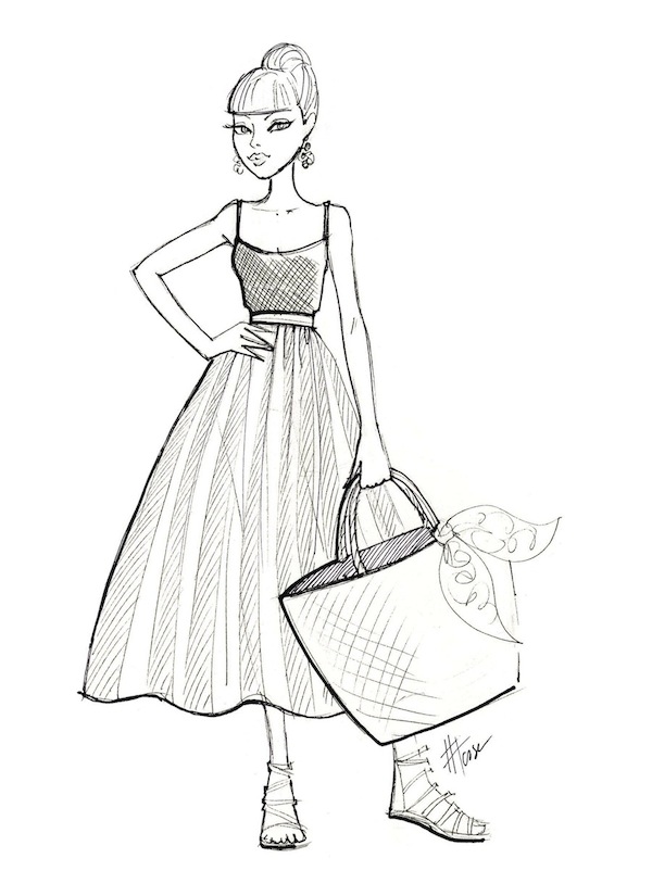 600x825 Sketches Of Some Cute Outfits For Summer