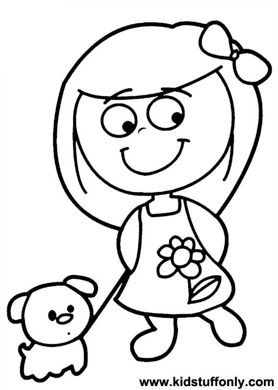 567x794 Little Girl Coloring Pages Terrific Little Girl Coloring Pages 80