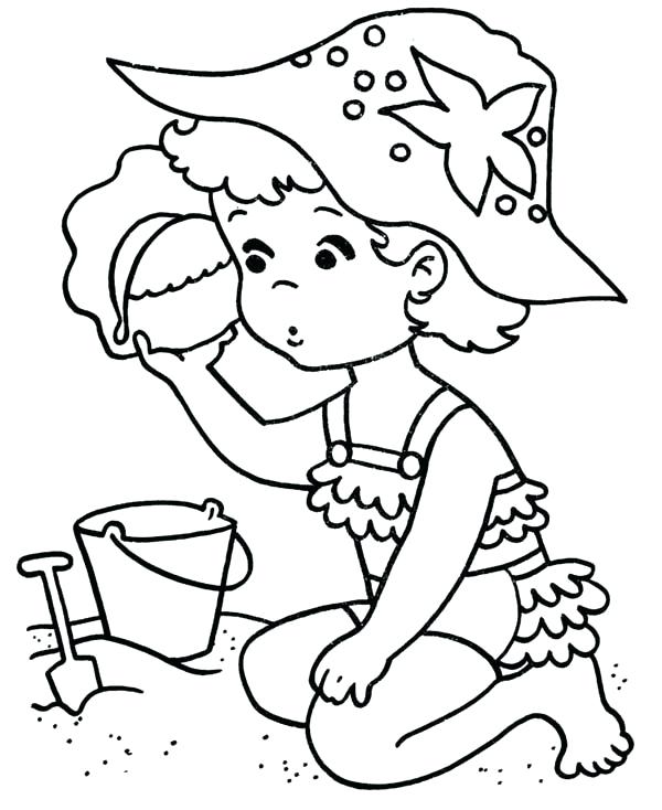 600x734 Coloring Pages Girlsgogames Little Girl Characters Printable