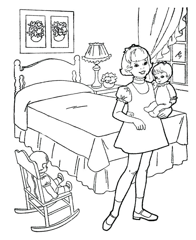 670x820 Coloring Pages Of Little Girls Little Girls Coloring Pages