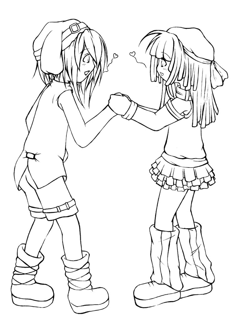 770x1038 Little Kids In Love By Nekotachi