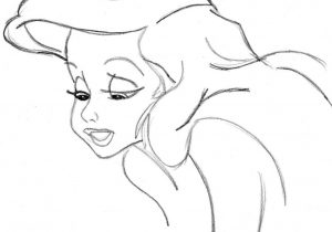300x210 Ariel The Little Mermaid Drawing