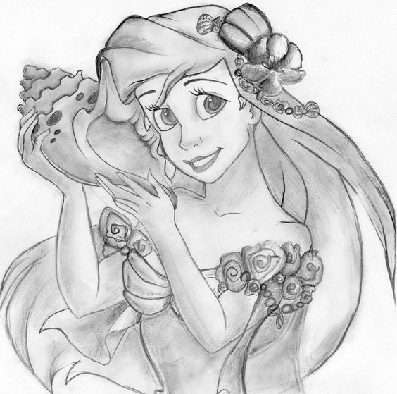 Little Mermaid Drawing Tumblr at GetDrawings | Free download