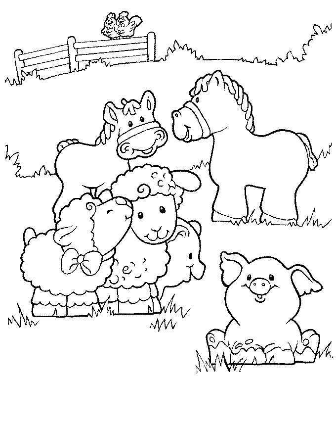 680x865 Coloring Page Little People Kids N Fun Hhhhh