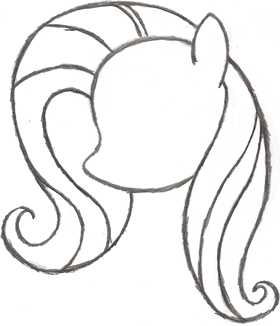 933x1089 My Little Pony Sketch