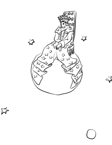 371x480 The Little Prince Visits The King Coloring Page Free Printable