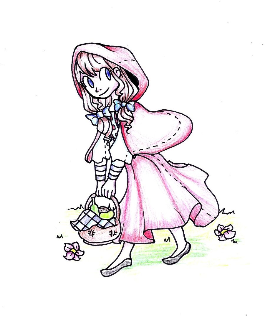 900x1079 Little Red Riding Hood By Looji