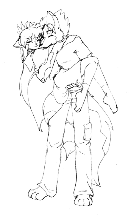 440x724 Red Riding Hood, Big Bad Wolf By Bluefantasy