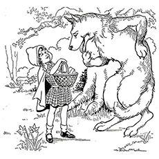 230x230 Top 10 Free Printable Little Red Riding Hood Coloring Pages Online