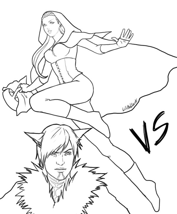 600x724 Gwern Little Red Riding Hood Vs The Little Wolf By Lilithblack
