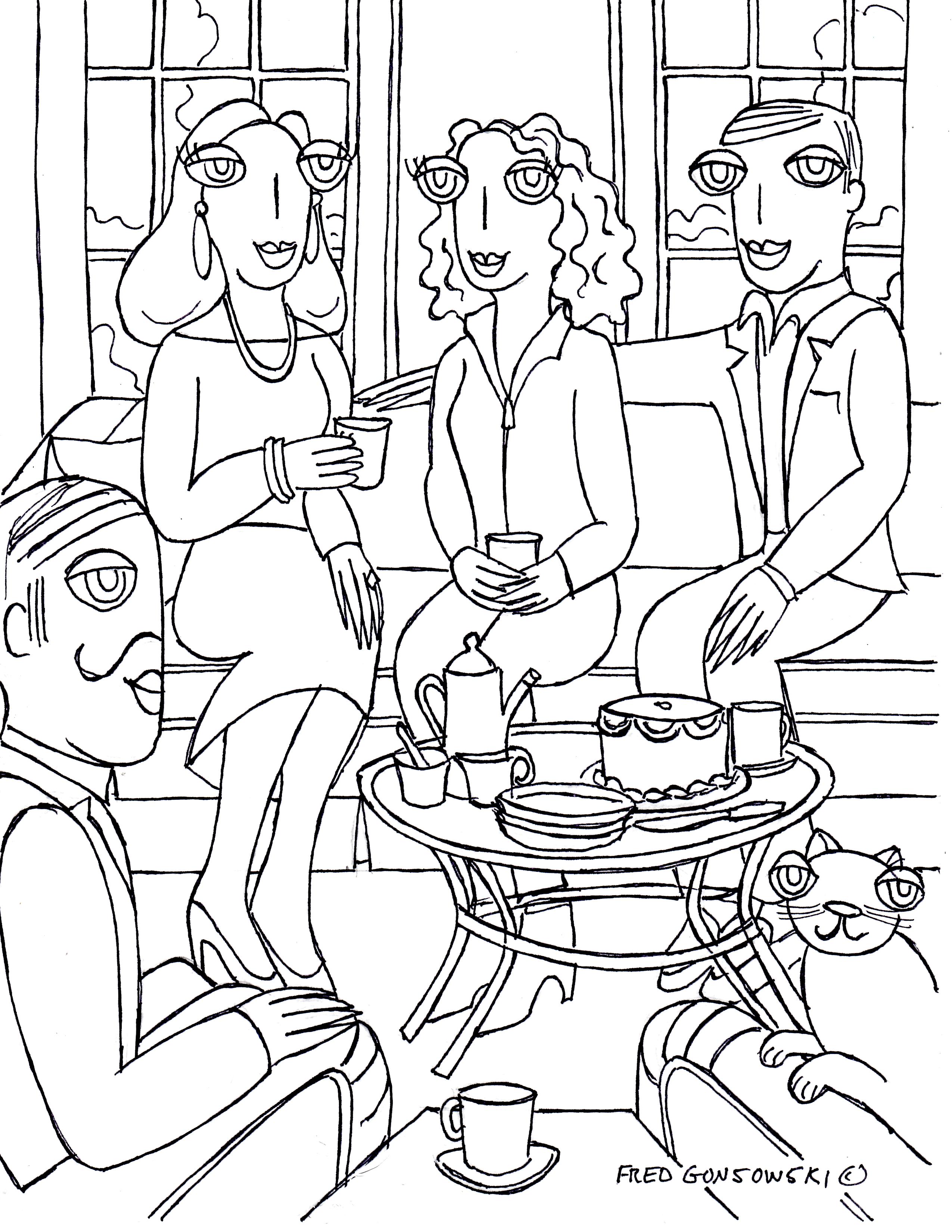 2550x3300 Adult Gonsowski's Drawings Of The Eyed People