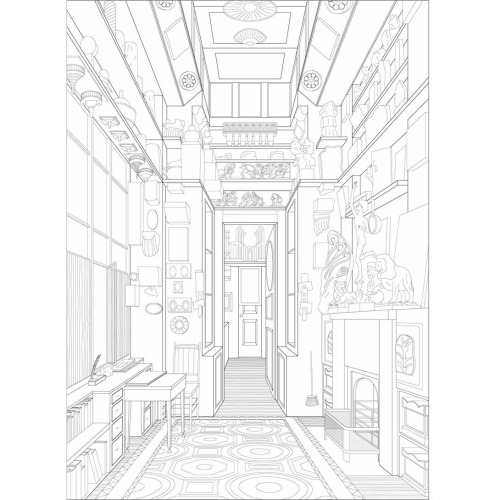 500x500 Sir John Soane's Study Room Dogma Perspective