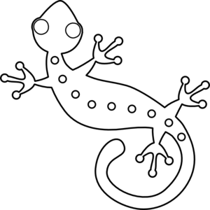 300x300 Lizard Clip Art
