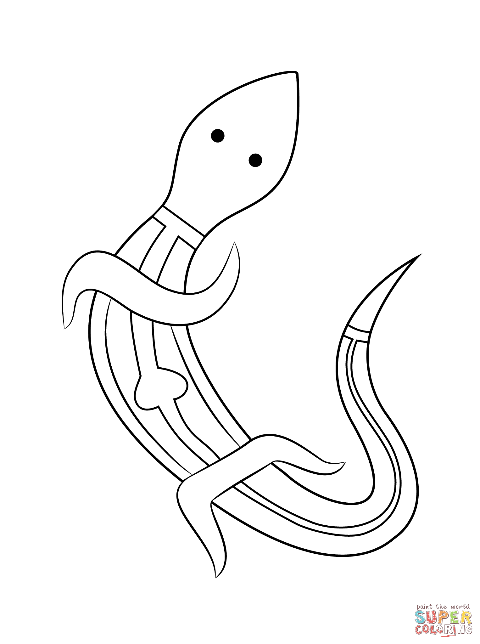 1526x2046 Aboriginal Painting Of Lizard Coloring Page Free Printable
