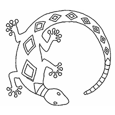 230x230 Top 10 Free Printable Lizard Coloring Pages Online