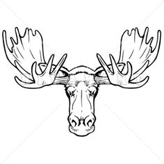 236x236 How To Draw A Moose Face Group