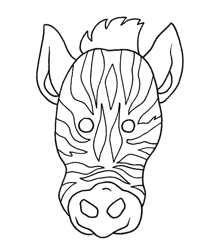 700x790 Animal Mask Template
