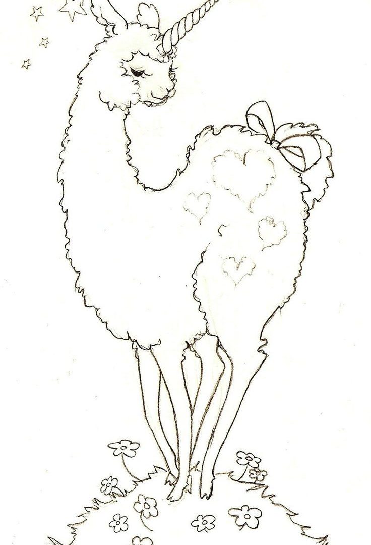 736x1080 Print Coloring Pages Animal Llama And Alpaca Printable Animals
