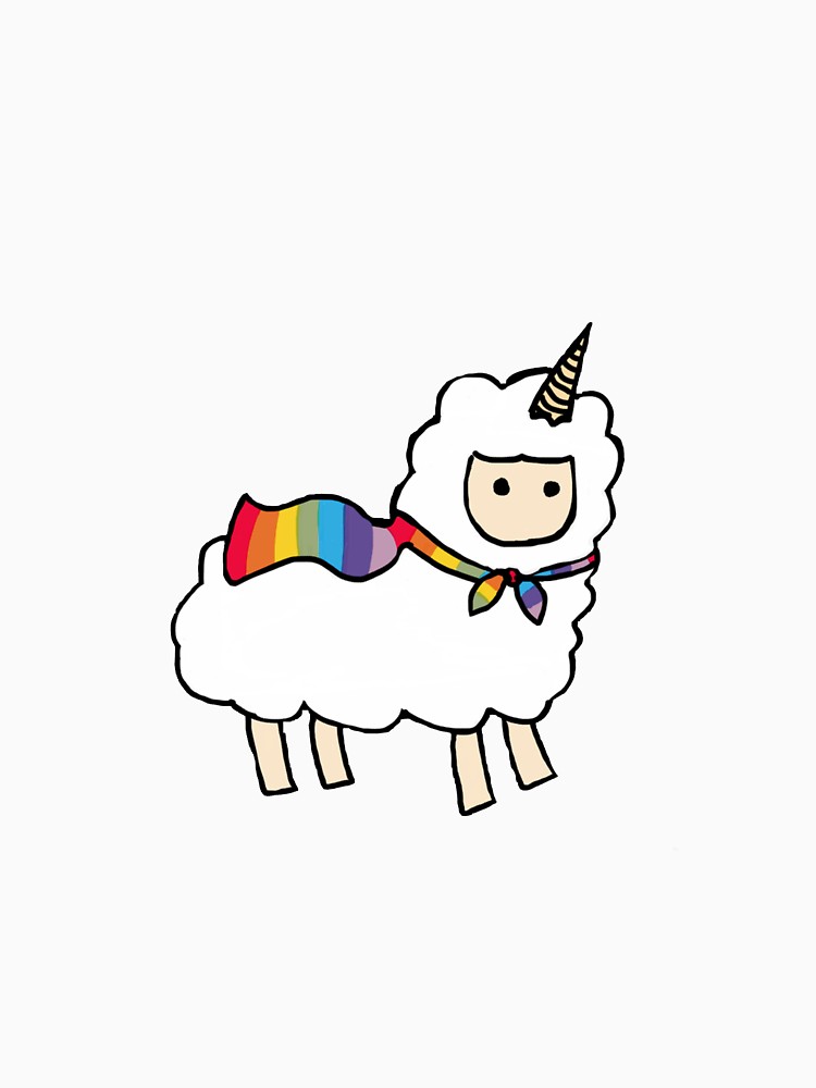 750x1000 Llamacorn~ Unisex T Shirt By Mayga Redbubble