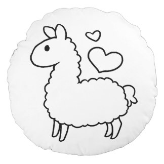 324x324 Cute Llama Funny Pillows