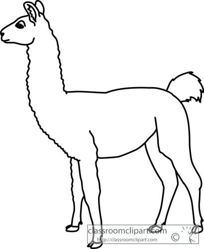 410x500 Llama Clip Art Cartoon Free Clipart Images Image
