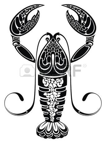 341x450 Drawn Lobster Tribal