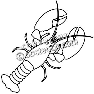 300x300 Lobster Clip Art