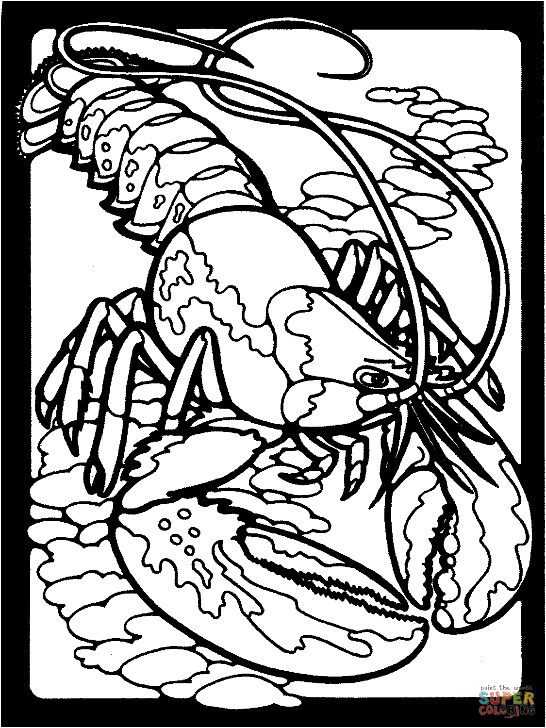 1125x1500 Lobsters Coloring Pages Free Coloring Pages