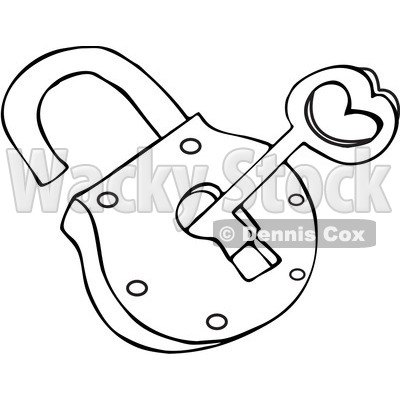 400x400 Lock And Key Clipart Black And White