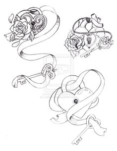 236x305 Lock Amp Key Tattoo Designs
