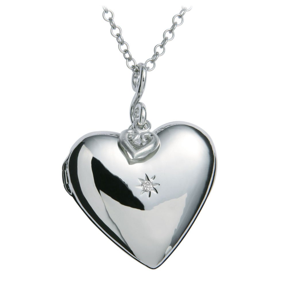 1000x1000 Hot Diamonds Dp132 Starry Heart Locket Pendant 30