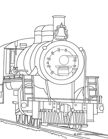 364x470 Old Steam Locomotive Engine Coloring Pages