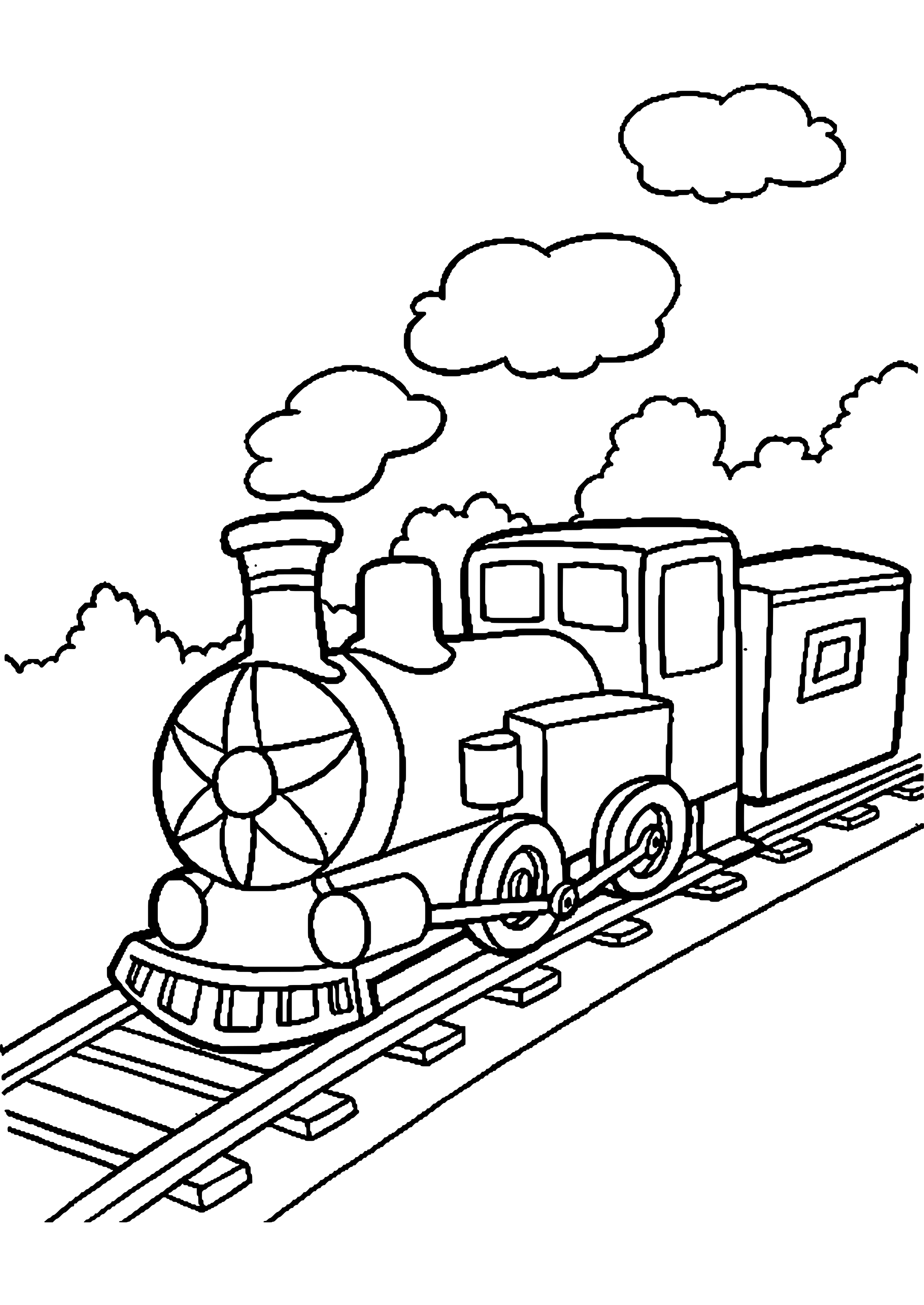 Locomotive Drawing at GetDrawings | Free download