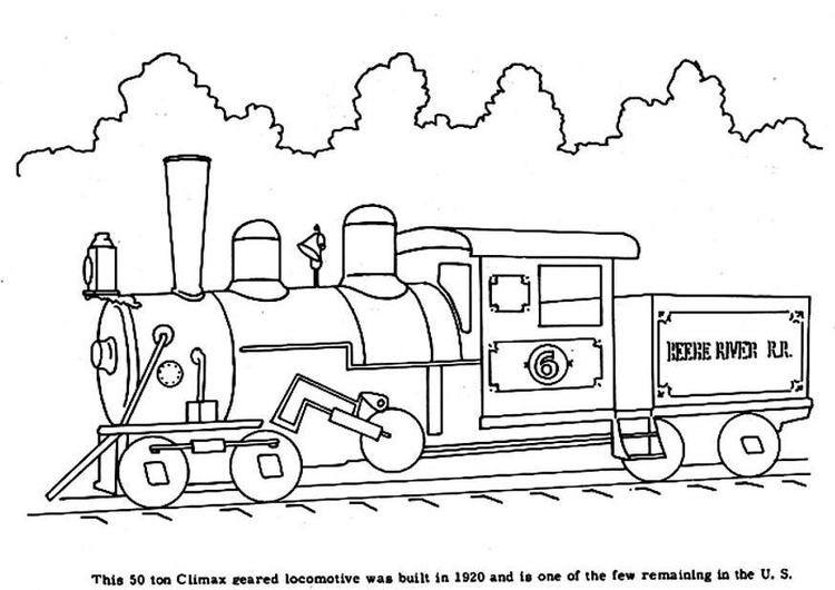 750x530 Coloring Page Steam Locomotive