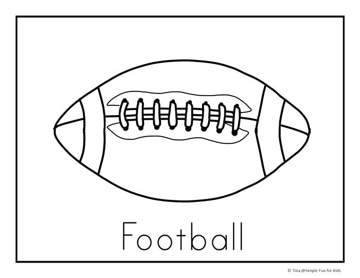700x541 Coloring Pages Football Football Coloring Pages Preschool In Draw