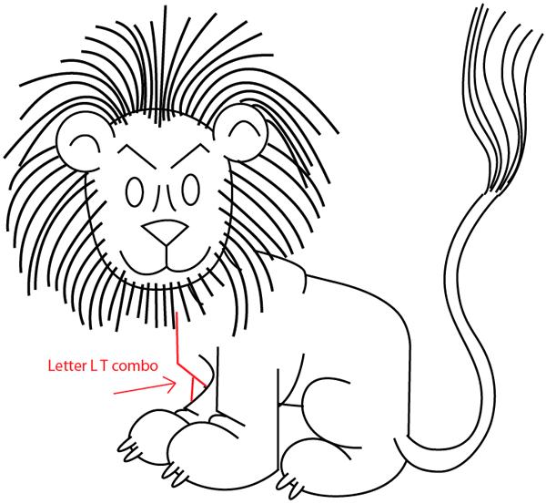 600x553 How To Draw A Cartoon Lion With Easy Step By Step Drawing Tutorial