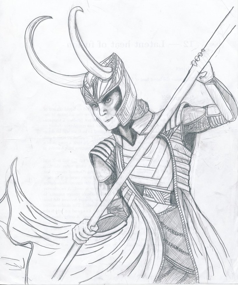 Loki Drawing at GetDrawings | Free download