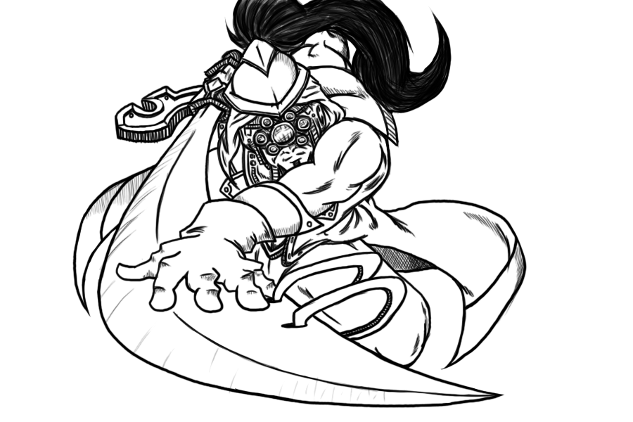 900x600 League Of Legends Master Yi By Chaosbloodlust